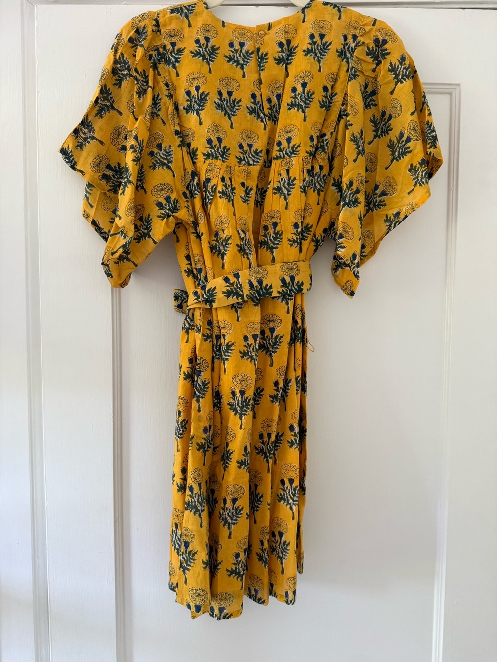 NWT Emerson Fry Basalie Dress Marigolds Yellow Size Small - Picture 7 of 9